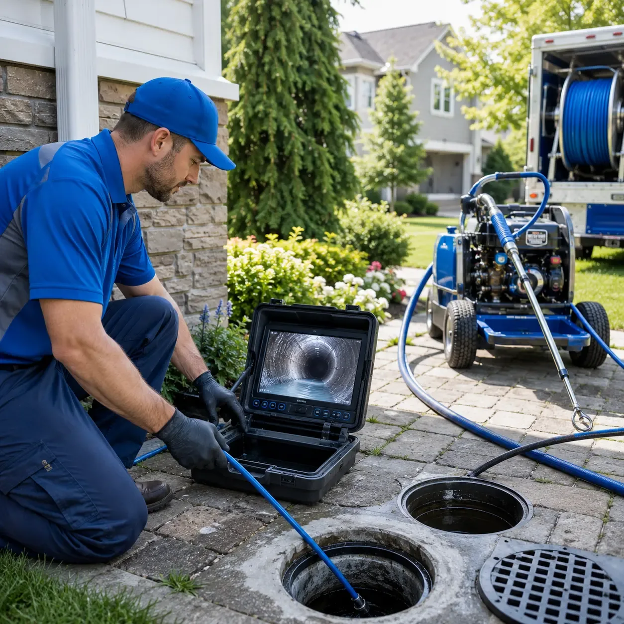 Outdoor drain cleaning professionals serving Montpelier, VT